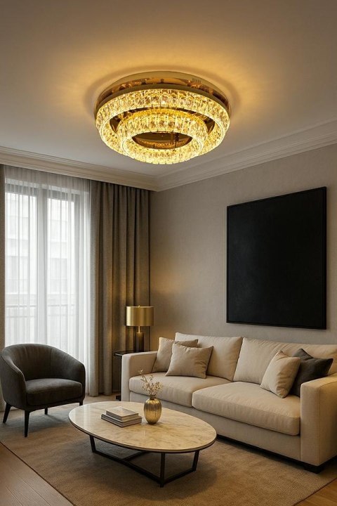 MOOSEE lampa sufitowa / plafon SAVOY 2 złota