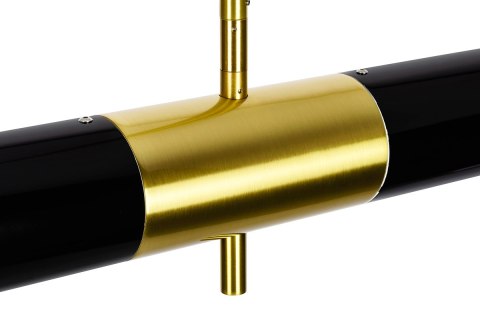 MOOSEE lampa wisząca APOLLO 1 czarna - szczotkowane złoto