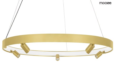 Moosee MOOSEE lampa wisząca CIRCLE SPOT 98 GOLD złota