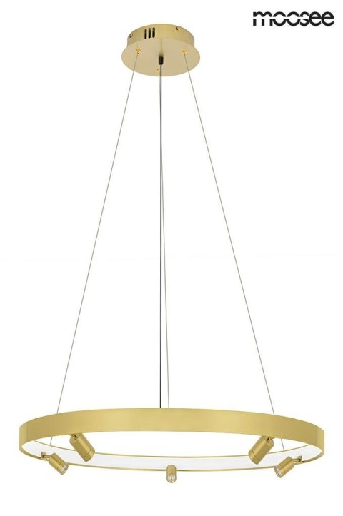 Moosee MOOSEE lampa wisząca CIRCLE SPOT 98 GOLD złota