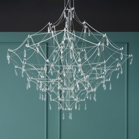 Moosee MOOSEE lampa wisząca CONSTELATION 100 GOLD - LED, stal szczotkowana