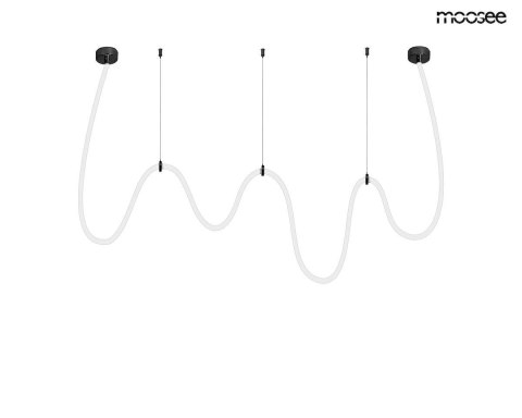 Moosee MOOSEE lampa wisząca LASSO 500 Smart czarna