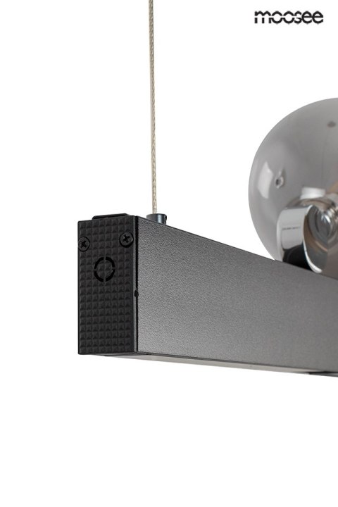 Moosee MOOSEE lampa wisząca LINEAL czarna
