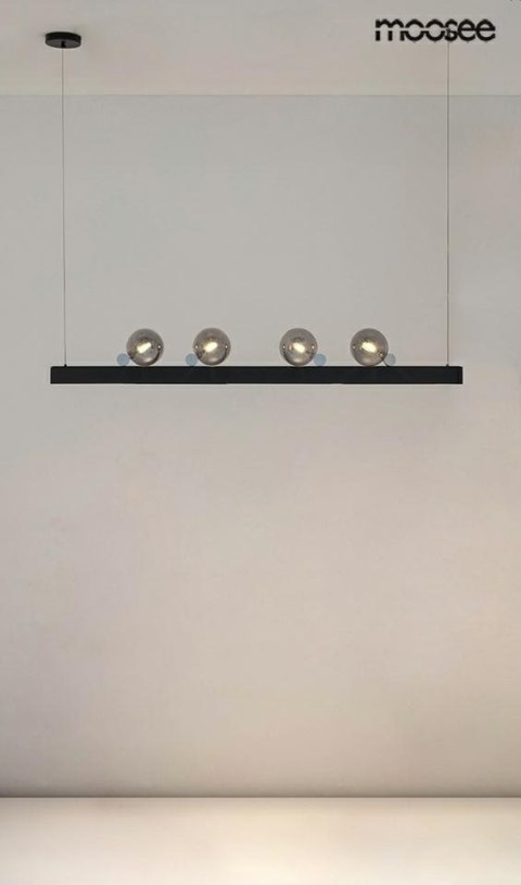 Moosee MOOSEE lampa wisząca LINEAL czarna