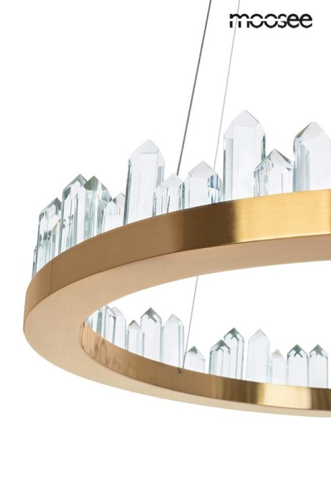 Moosee MOOSEE lampa wisząca NENUFAR złota