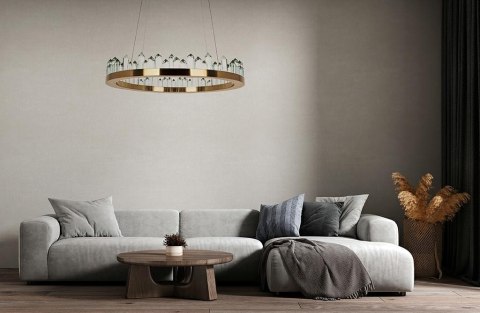 Moosee MOOSEE lampa wisząca NENUFAR złota