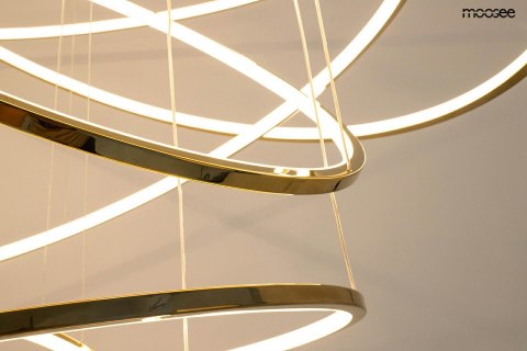 Moosee MOOSEE lampa wisząca RING SLIM XL złota