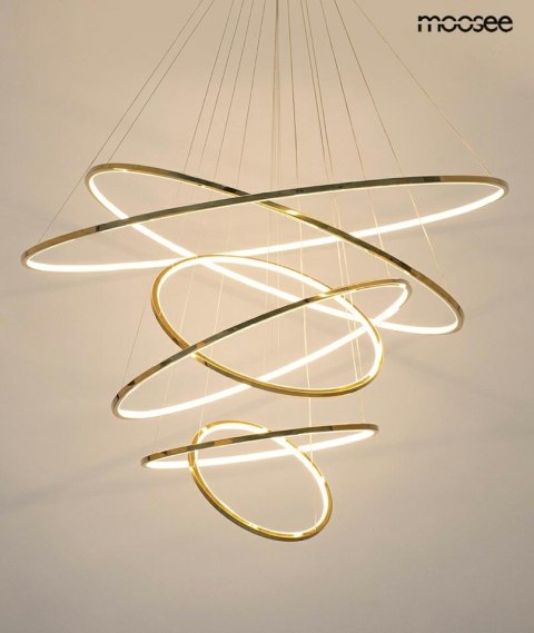 Moosee MOOSEE lampa wisząca RING SLIM XL złota