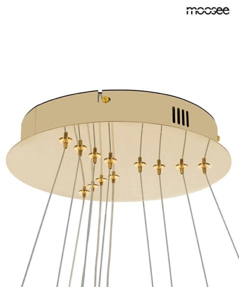 Moosee MOOSEE lampa wisząca RING SLIM M złota