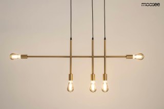 Moosee MOOSEE lampa wisząca RIVA 5 złota