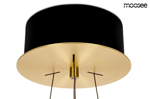 Moosee MOOSEE lampa wisząca SATURNUS 70 złota - LED, kryształ, stal szczotkowana