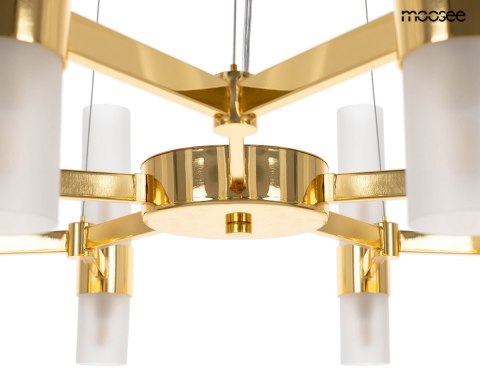 Moosee MOOSEE lampa wisząca TUBS 10 złota