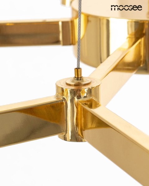 Moosee MOOSEE lampa wisząca TUBS 18 złota