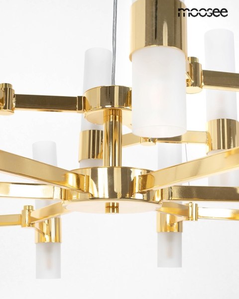 Moosee MOOSEE lampa wisząca TUBS 18 złota