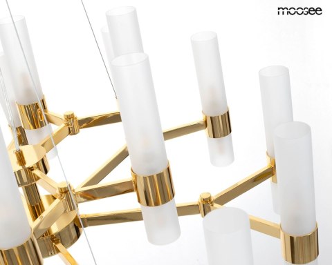Moosee MOOSEE lampa wisząca TUBS 18 złota