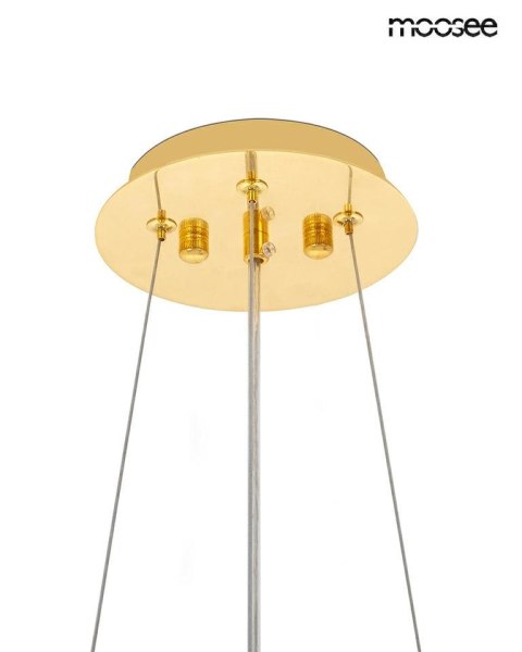 Moosee MOOSEE lampa wisząca TUBS 18 złota