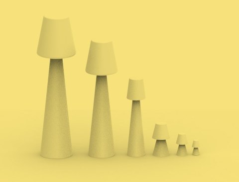 NEW GARDEN lampa podłogowa LOLA 110 CABLE biała