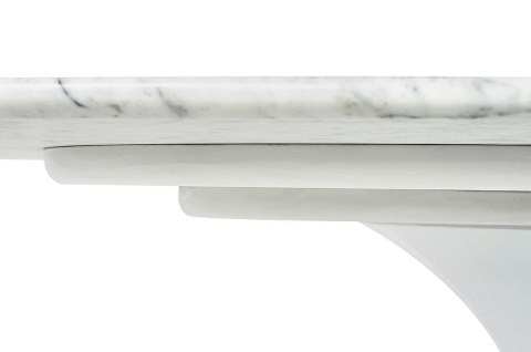 Stół TULIP ELLIPSE MARBLE CARRARA 200 biały - marmur, metal