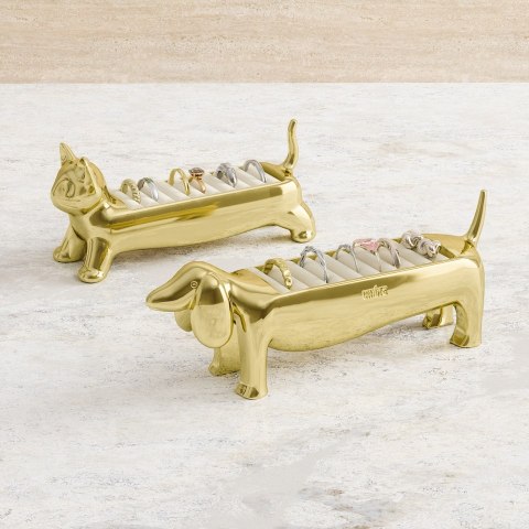 UMBRA organizer na pierścionki ALI CAT złoty