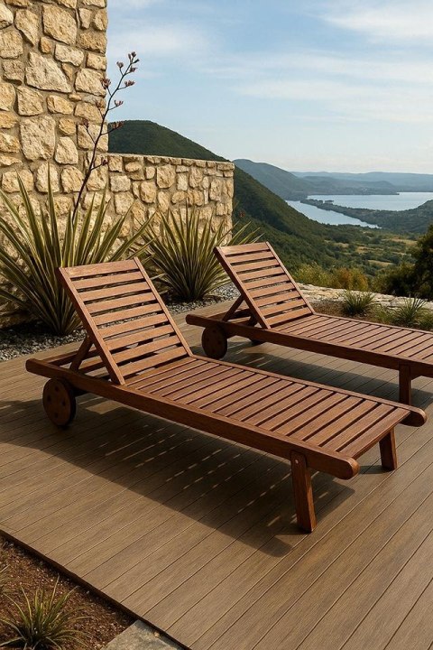 Leżak ogrodowy AZURE