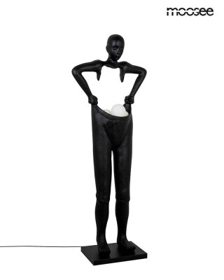 MOOSEE lampa podłogowa HUMAN HOUDINI czarna