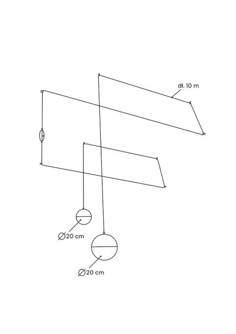 MOOSEE lampa ścienna BOWL DUO czarna