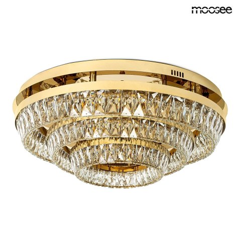 MOOSEE lampa sufitowa / plafon SAVOY 3 złota