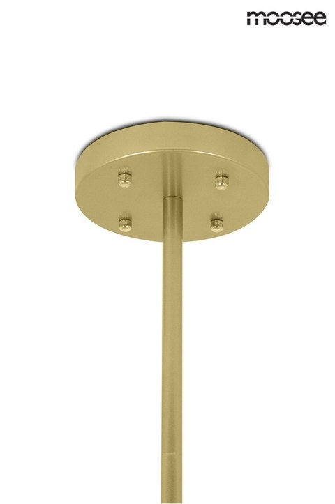 Moosee MOOSEE lampa wisząca ASTRIFERO 10 złota / bursztynowa