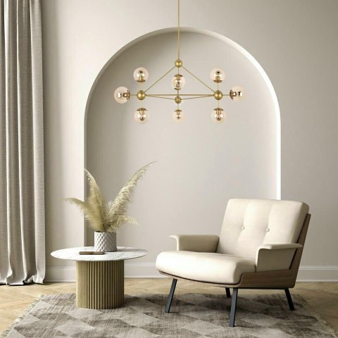 Moosee MOOSEE lampa wisząca ASTRIFERO 10 złota / bursztynowa