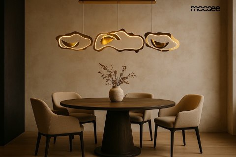 MOOSEE lampa wisząca CHAIN 210 złota