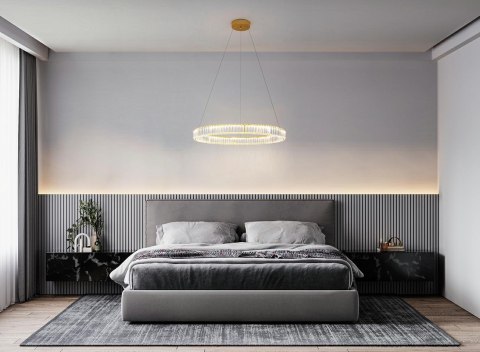 Moosee MOOSEE lampa wisząca LIBERTY 80 złota