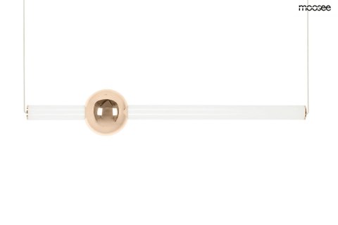 Moosee MOOSEE lampa wisząca LIBRA 90 IN biała / złota