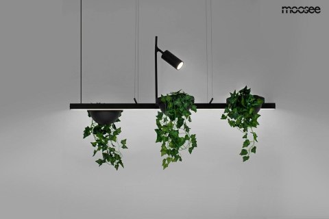 Moosee MOOSEE lampa wisząca PLANT LINE czarna