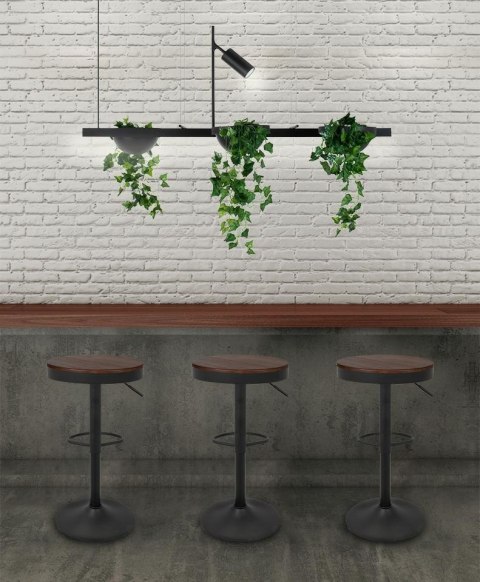 Moosee MOOSEE lampa wisząca PLANT LINE czarna