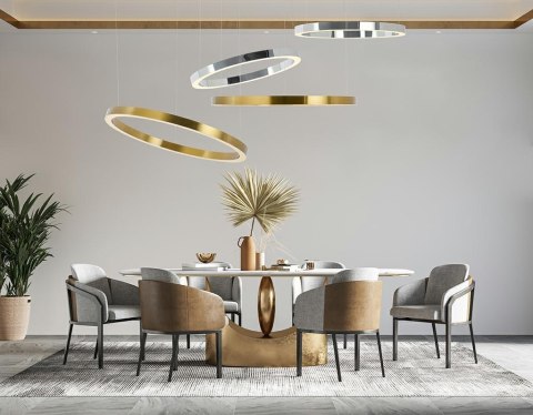 Moosee MOOSEE lampa wisząca RING 40 złota