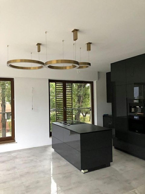 Moosee MOOSEE lampa wisząca RING 40 złota