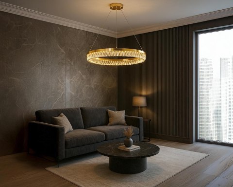 Moosee MOOSEE lampa wisząca SAVOY 60 złota