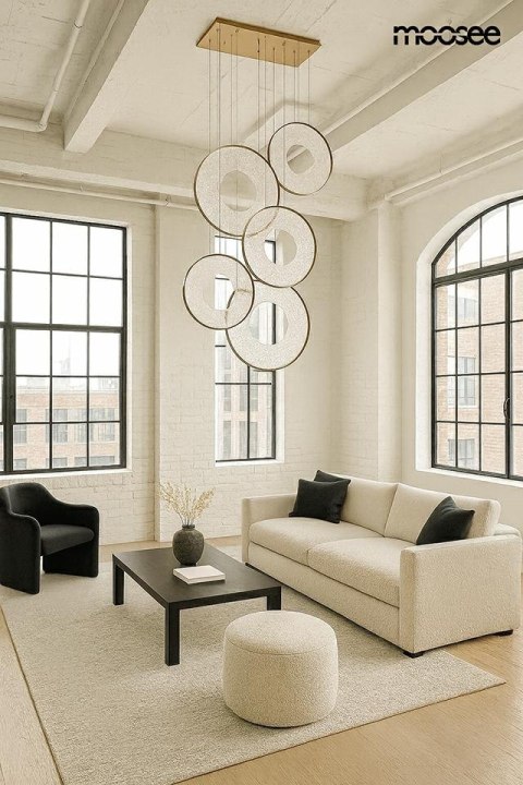 MOOSEE lampa wisząca STARDUST złota