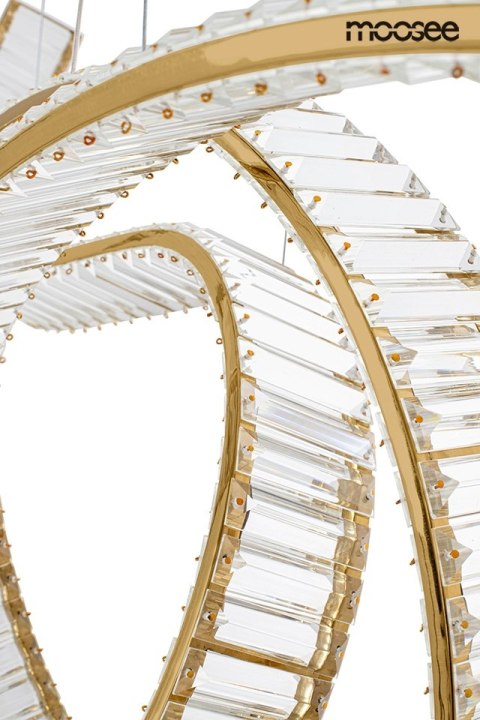 Moosee MOOSEE lampa wisząca WAVE 120 złota