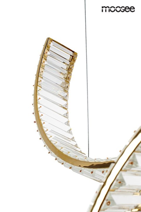 Moosee MOOSEE lampa wisząca WAVE 120 złota