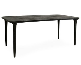 MaMaison stół jadalniany LAMINAR 200 czarny / drewno