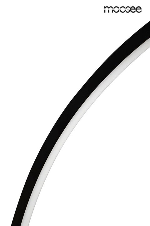 Moosee MOOSEE lampa ścienna HOOP 60 czarna