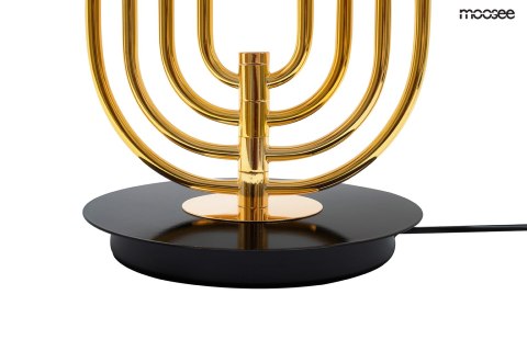 Moosee MOOSEE lampa stołowa BOTTEGA złota / czarna