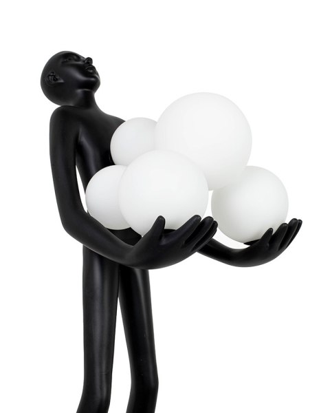 Moosee MOOSEE lampa stołowa HUMAN PREMIUM czarna