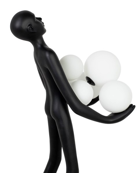 Moosee MOOSEE lampa stołowa HUMAN PREMIUM czarna