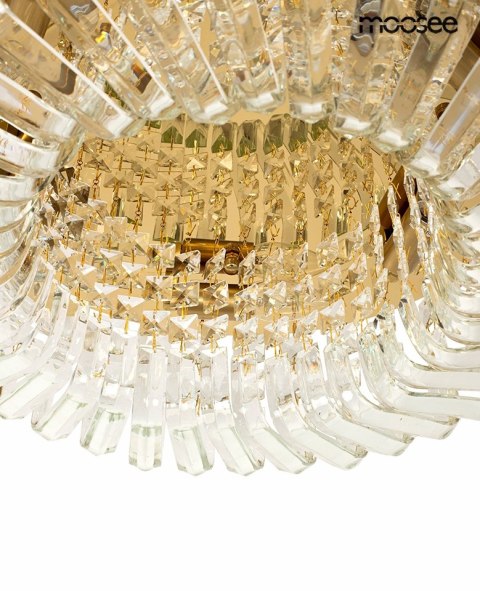 MOOSEE lampa sufitowa / plafon BALUNA 80 złota