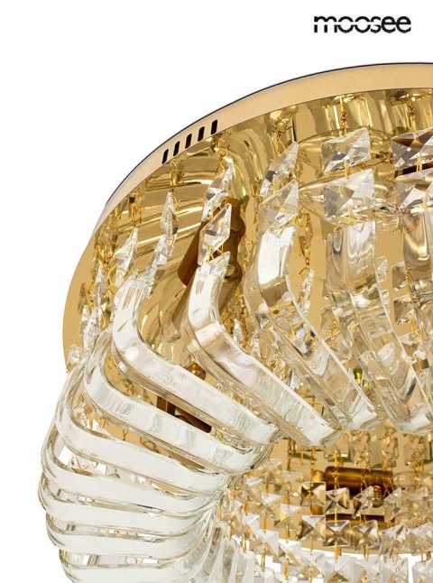 MOOSEE lampa sufitowa / plafon BALUNA 80 złota