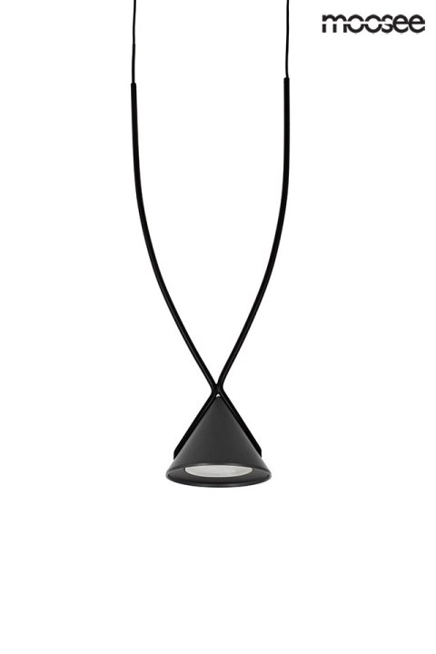 Moosee MOOSEE lampa wisząca ATLAS 3 czarna
