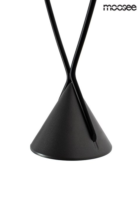Moosee MOOSEE lampa wisząca ATLAS 3 czarna