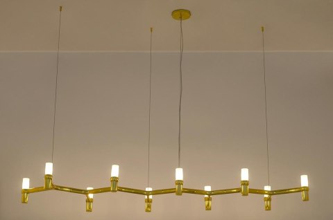 Moosee MOOSEE lampa wisząca ATOMIC LONG złota